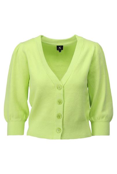 Afbeelding van Cardigan - K-design - A807 - green - PRE ORDER