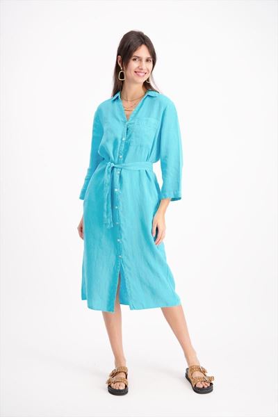 Picture of Jurk - Signe Nature - 890208 - turquoise