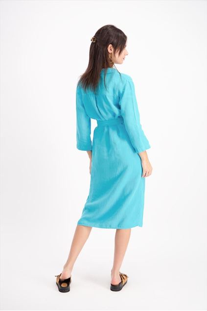 Afbeeldingen van Jurk - Signe Nature - 890208 - turquoise