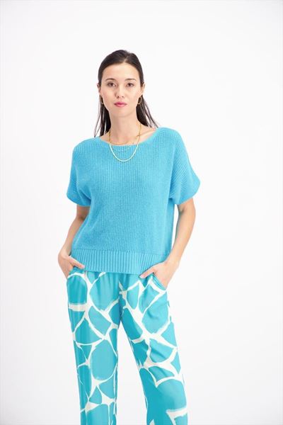 Afbeelding van Pull - Signe Nature - 842101 - turquoise