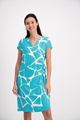 Afbeelding van Jurk - Signe Nature - 890181 - turquoise ecru