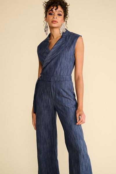 Afbeelding van Jumpsuit - K-design - A736- Jeans - PRE ORDER