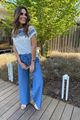 Afbeelding van T-shirt  - Terra di Siena - boho jeans