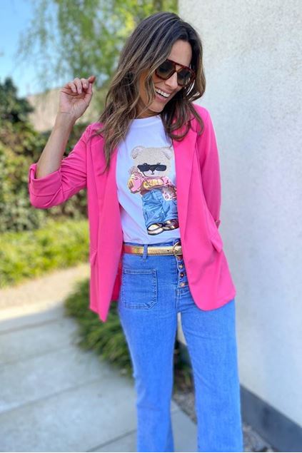 Afbeeldingen van T-shirt  - Terra di Siena - Beer rose