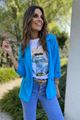 Afbeelding van Blazer  - Terra di siena - Blue