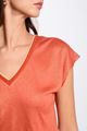 Afbeelding van T-shirt -  Morgan - Daga - paprika