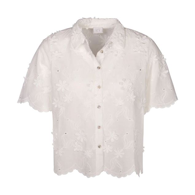Picture of Blouse - Green ICE - Verena - white