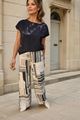 Picture of Broek - Green ICE - Vimala - beige
