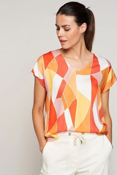 Picture of Blouse - Green ICE - Slater -red