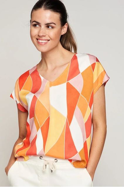 Picture of Blouse - Green ICE - Slater -red