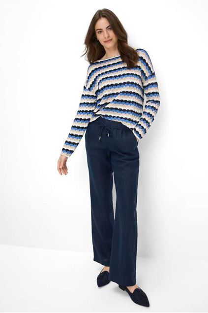 Afbeeldingen van Broek - Brax - Farina - navy/s25