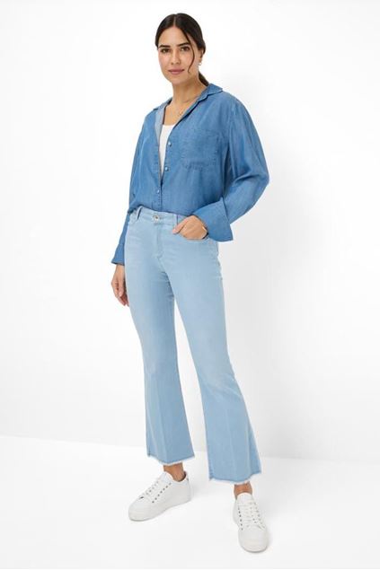 Afbeeldingen van Broek - Brax - Shakira S - used light blue/s25