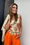 Picture of Top - Terra di Siena - Lurex Gold oranje papegaai