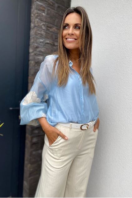 Afbeeldingen van Blouse - Amélie & Amélie - Felicia - light blue