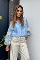 Afbeelding van Blouse - Amélie & Amélie - Felicia - light blue