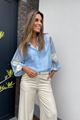 Afbeelding van Blouse - Amélie & Amélie - Felicia - light blue