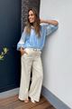 Afbeelding van Blouse - Amélie & Amélie - Felicia - light blue