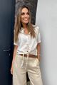 Afbeelding van Blouse - Terra di Siena - ecru met gouden details
