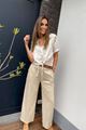 Afbeelding van Blouse - Terra di Siena - ecru met gouden details