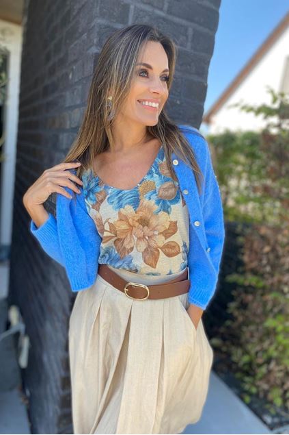 Afbeeldingen van Gilet - Terra di Siena - basic - Blauw