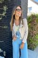 Afbeelding van Blouse - Rinascimento - Geel Blauw
