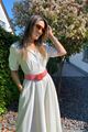 Afbeelding van Jurk- Selected by My Wish - Beige