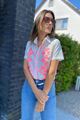 Picture of Blouse - Selected by Podium - wit km bloemen koraal