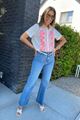 Picture of Blouse - Selected by Podium - wit km bloemen koraal