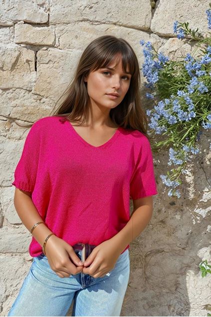 Picture of Pull - Terra di siena -   fushia