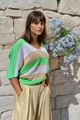 Picture of Pull - Terra di siena -   strepen groen