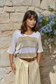 Picture of Pull - Terra di siena -   strepen Beige