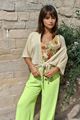 Afbeelding van Top - Terra di Siena - Lurex groen