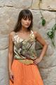 Afbeelding van Top - Terra di Siena - Lurex jungle