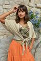 Afbeelding van Top - Terra di Siena - Lurex jungle