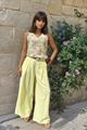 Afbeelding van Top - CTN -Bloemen - Beige