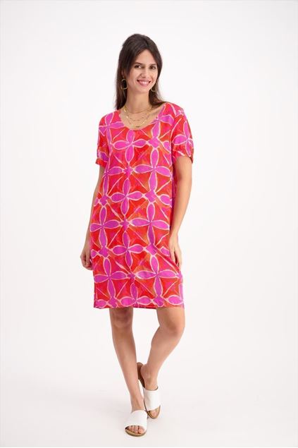 Jurk - Signe Nature - 890186 - corail lilas