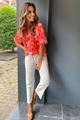 Picture of Broek -Zac & Zoe - B3966 - Ecru