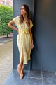 Afbeelding van Jurk- Selected by My Wish  - Geel