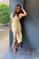 Afbeelding van Jurk- Selected by My Wish  - Geel