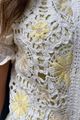 Picture of Pull- Selected by My Wish -Gehaakt geel biege