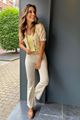 Picture of Pull- Selected by My Wish -Gehaakt geel biege