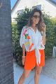 Bloes - Terra di sienna - white