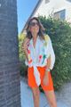 Bloes - Terra di sienna - white