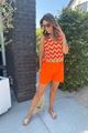 Picture of Top - Terra di Siena - Lurex Gold oranje
