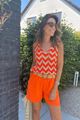 Picture of Top - Terra di Siena - Lurex Gold oranje