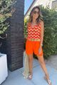 Picture of Top - Terra di Siena - Lurex Gold oranje
