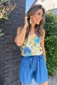 Short - Terra di Siena - tencil jeans