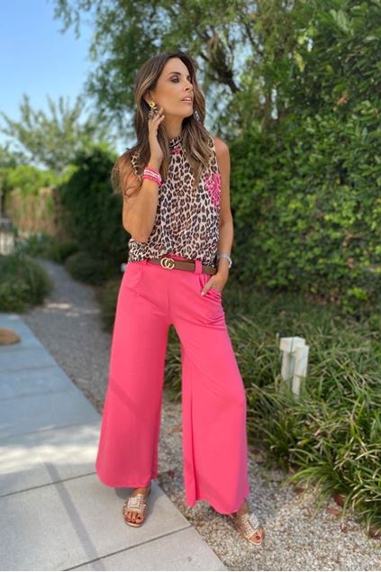 Picture of Broek - Terra di Siena - losvallend Fushia