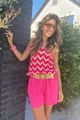 Picture of Top - Terra di Siena - Lurex Gold Fushia
