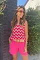 Picture of Top - Terra di Siena - Lurex Gold Fushia